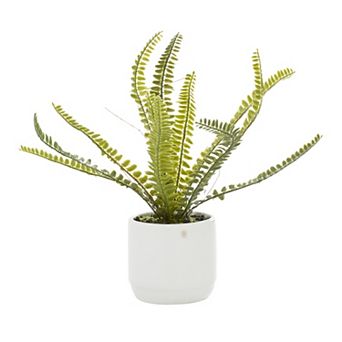 Stella & Eve Artificial Foliage Plant White Table Decor