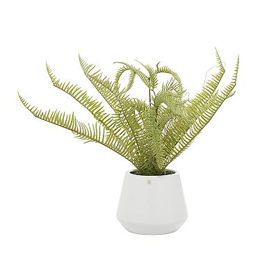Stella & Eve Artificial Foliage Plant White Table Decor