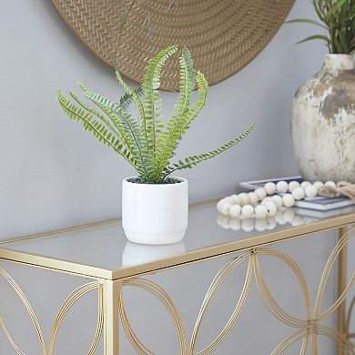 Stella & Eve Artificial Foliage Plant White Table Decor