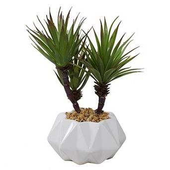 Stella & Eve Artificial Foliage Geometric Plant Table Decor