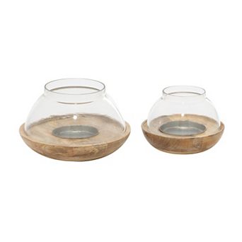 Stella & Eve Circular Candle Holder Table Decor 2 pc Set