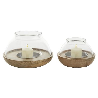 Stella & Eve Circular Candle Holder Table Decor 2-piece Set