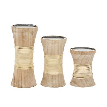 Stella & Eve Curved Candle Holder Table Decor 3 pc Set
