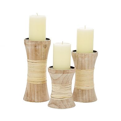Stella & Eve Curved Candle Holder Table Decor 3-piece Set
