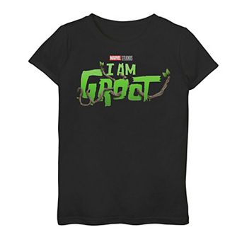 Girls 7-16 Marvel I Am Groot Logo Graphic Tee
