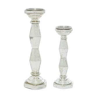 Stella & Eve Glass Candle Holder 2 pc Set