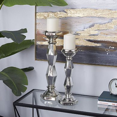Stella & Eve Glass Candle Holder 2-Piece Set