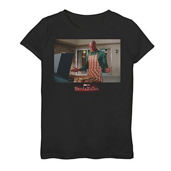 Girls 7-16 Marvel WandaVision Color Tricks Photo Real Graphic Tee