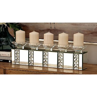 Stella & Eve Clear Mirror Candle Holder