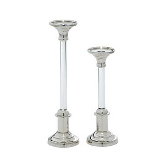 Stella & Eve Polished Candle Holder 2 pc Set