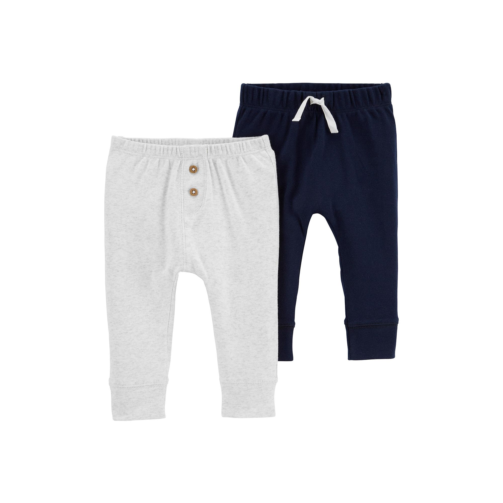 Baby Boy Carters 2-Pack Pull-On Pants, Boys, Size: 12 Months, Assorted