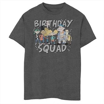 Boys 8-20 Nickelodeon Hey Arnold Squad Group Shot Graphic Tee