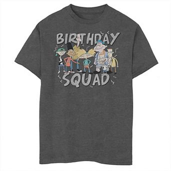 Boys 8-20 Nickelodeon Hey Arnold Squad Group Shot Graphic Tee