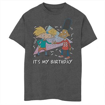 Boys 8-20 Nickelodeon Hey Arnold Birthday Confetti Graphic Tee