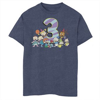 Boys 8-20 Nickelodeon Rugrats 3rd Birthday Graphic Tee