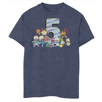 Boys 8-20 Nickelodeon Rugrats 5th Birthday Graphic Tee