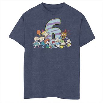 Boys 8-20 Nickelodeon Rugrats 6th Birthday Graphic Tee