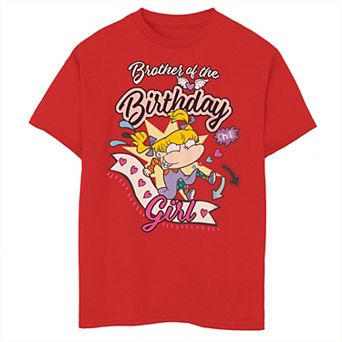 Boys 8-20 Nickelodeon Rugrats Angelica Birthday Brother Graphic Tee
