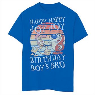 Boys 8-20 Nickelodeon Ren & Stimpy Birthday Boys Bro Joy Graphic Tee