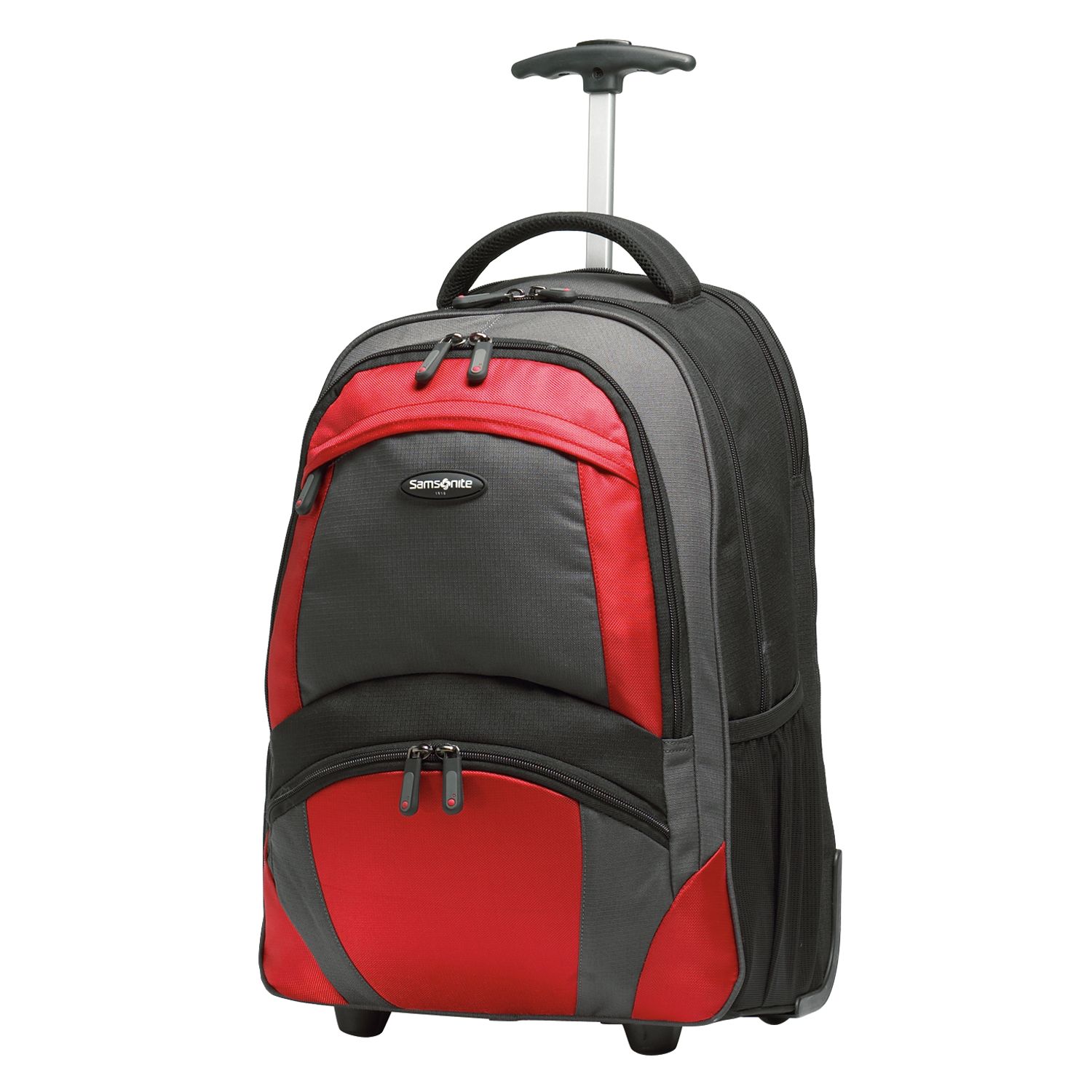 nike rolling backpack red