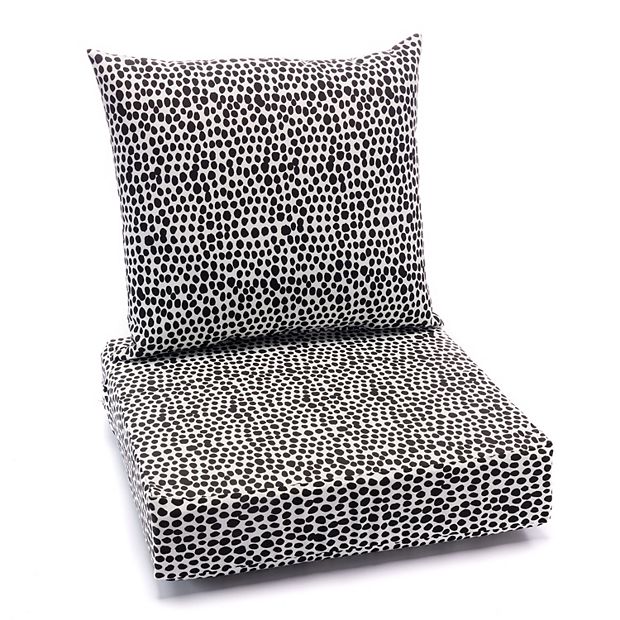 Terrasol Signature Dot Indoor Outdoor Deep Seat Cushion Set