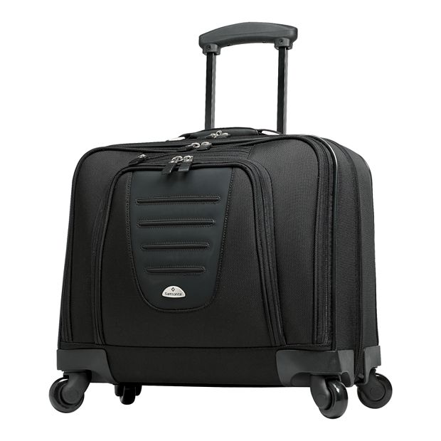 New Samsonite Pink Wheeled Laptop Case Rolling Luggage Bag in line