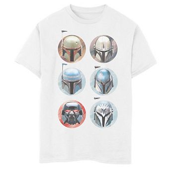 Boys 6-20 Star Wars: The Mandalorian Helmets Graphic Tee
