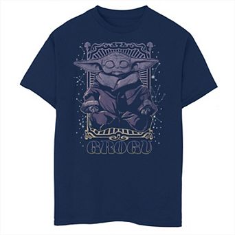 Boys 6-20 Star Wars: The Mandalorian Grogu Meditation Graphic Tee