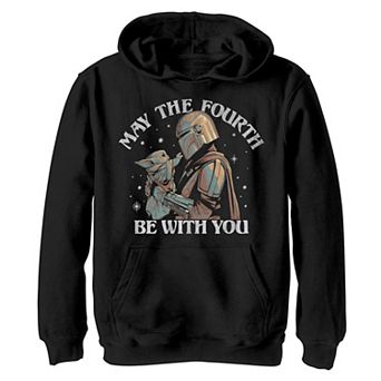 Boys 8-20 Star Wars May The Fourth Be With You Stamp Hoodie