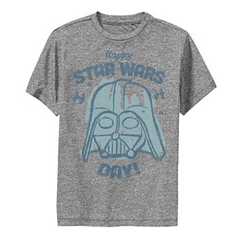 Boys 8-20 Star Wars May The Fourth Be With You Darth Vader Sketch Performance Tee