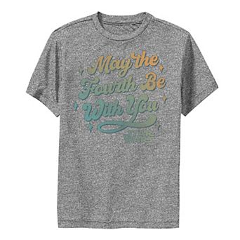 Boys 8-20 Star Wars May The Fourth Be With You Celebrate The Fourth Performance Tee