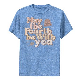 Boys 8-20 Star Wars May The Fourth Be With You Collage Performance Tee
