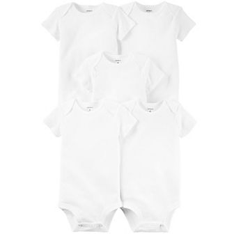 Baby Carter's 5-Pack Short-Sleeve Bodysuits