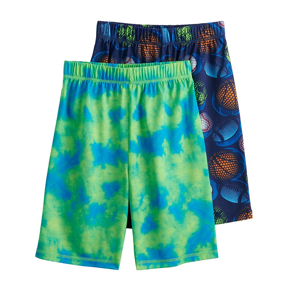 Love and kisses boys eagles green pj shorts
