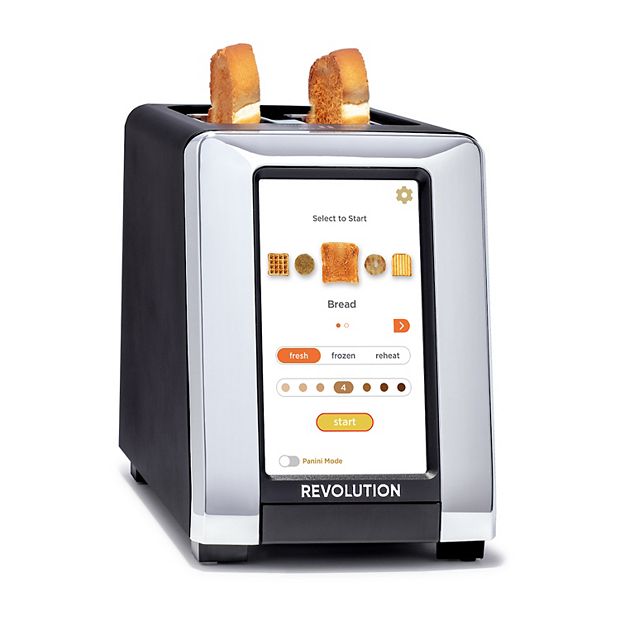 Revolution Cooking R180 High-Speed 2-Slice Stainless Touchscreen Toaster.  Exclusive InstaGLO? Technology with 63 Digital Settings. Makes Perfect Toast  Every Time. 