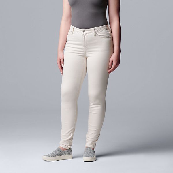 Vera wang store skinny jeans kohls