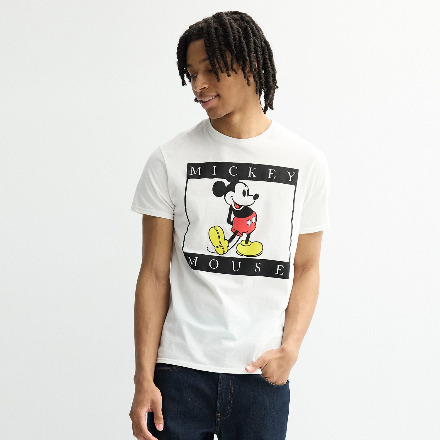 Мужская футболка Disney's Mickey Mouse Black Frame Graphic — фото 1