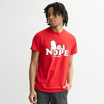 Men's Peanuts Snoopy Nope Tee