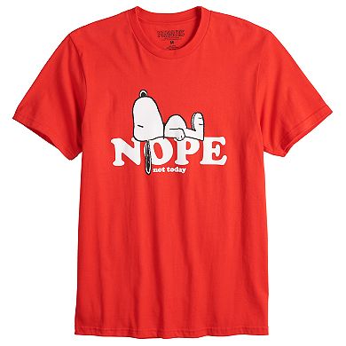 Men's Peanuts Snoopy Nope Tee