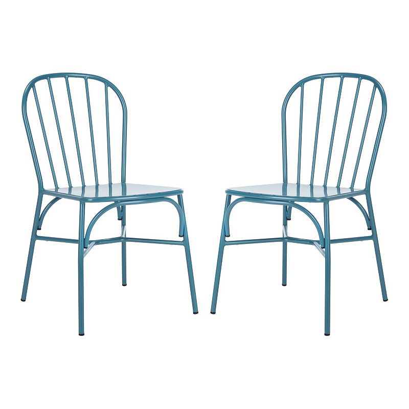 Safavieh Everleigh Dining Chair 2-piece Set, Blue