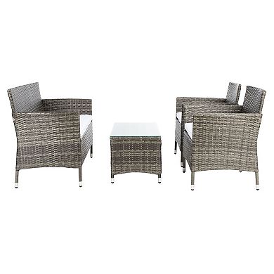 Safavieh Bandele Loveseat, Chair & Coffee Table 4-piece Set