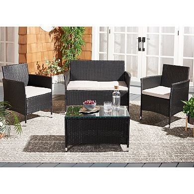 Safavieh Bandele Loveseat, Chair & Coffee Table 4-piece Set