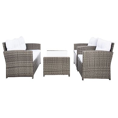 Safavieh Vellor Loveseat, Chair & Coffee Table 4-piece Set