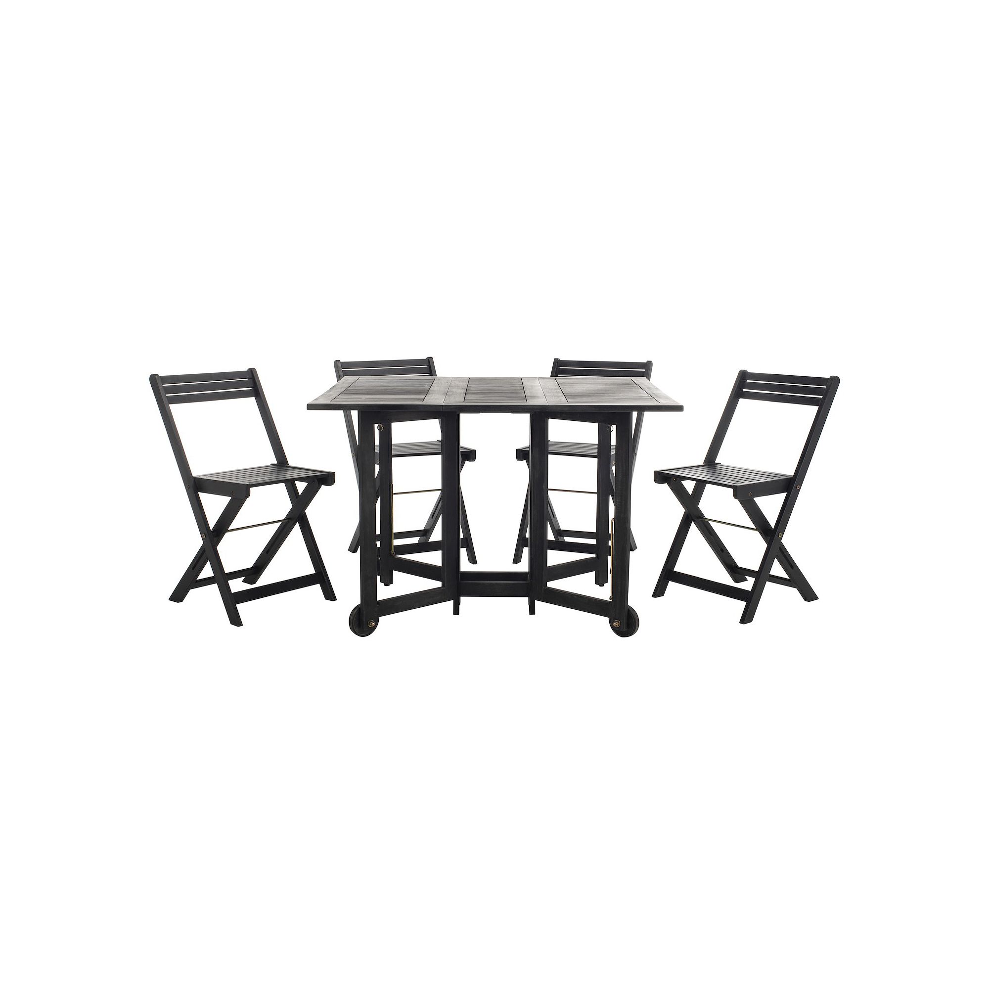 Safavieh Arvin Dining Table & Chair 4-piece Set, Black