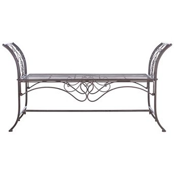 Safavieh Adina Wrought Iron Outdoor Garden Bench