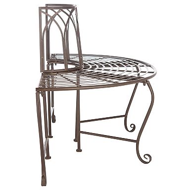 Safavieh Abia Wrought Iron Outdoor Tree Bench