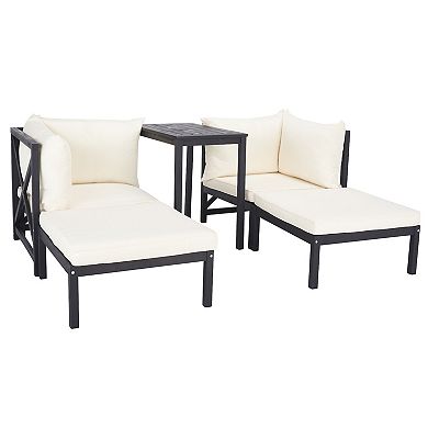 Safavieh Ronson Chair, Ottoman & End Table 5-piece Set