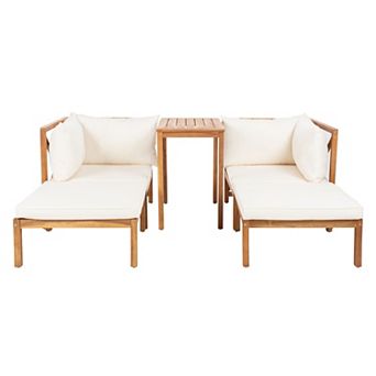 Safavieh Ronson Chair, Ottoman & End Table 5 pc Set