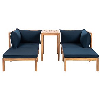 Safavieh Ronson Chair, Ottoman & End Table 5 pc Set