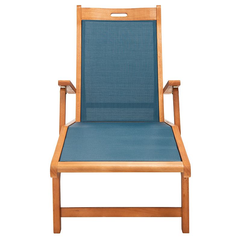 Safavieh Kamson Sun Chaise Lounge Chair, Blue